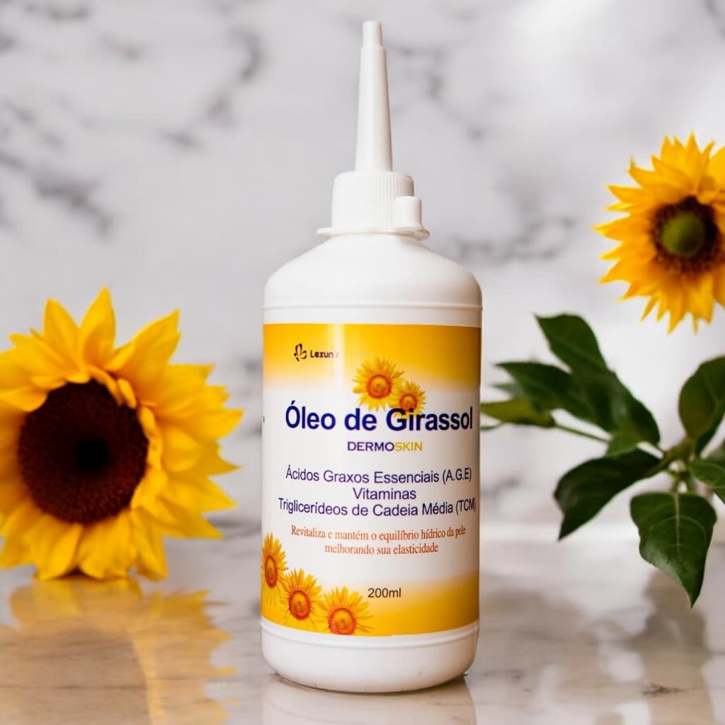 Óleo de Girassol Cicatrizante 200ml (AGE) - Lexun's