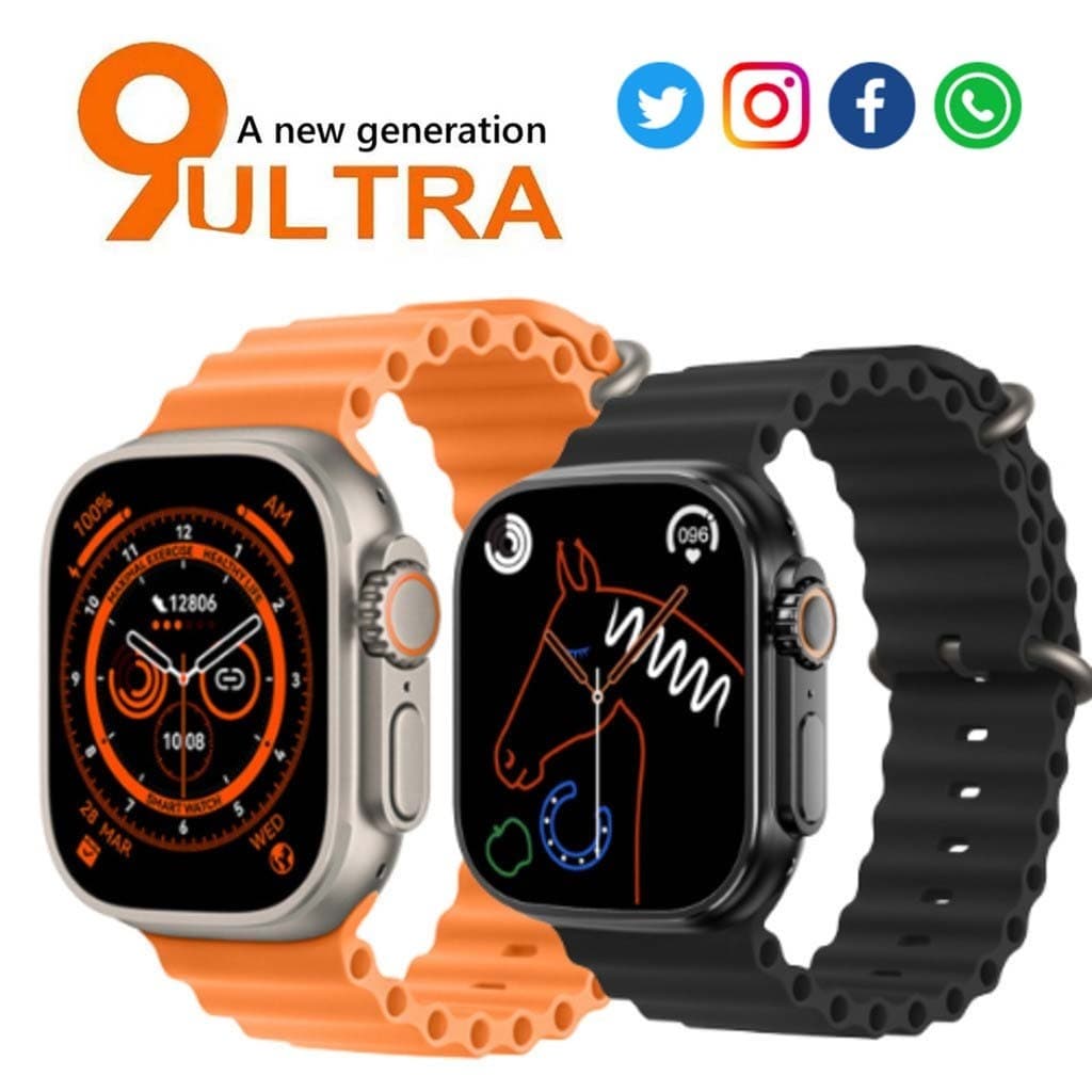 T900 Ultra Smartwatch 9 Ultra Relógio Inteligente Estoque em São Paulo disponível para pronta entrega