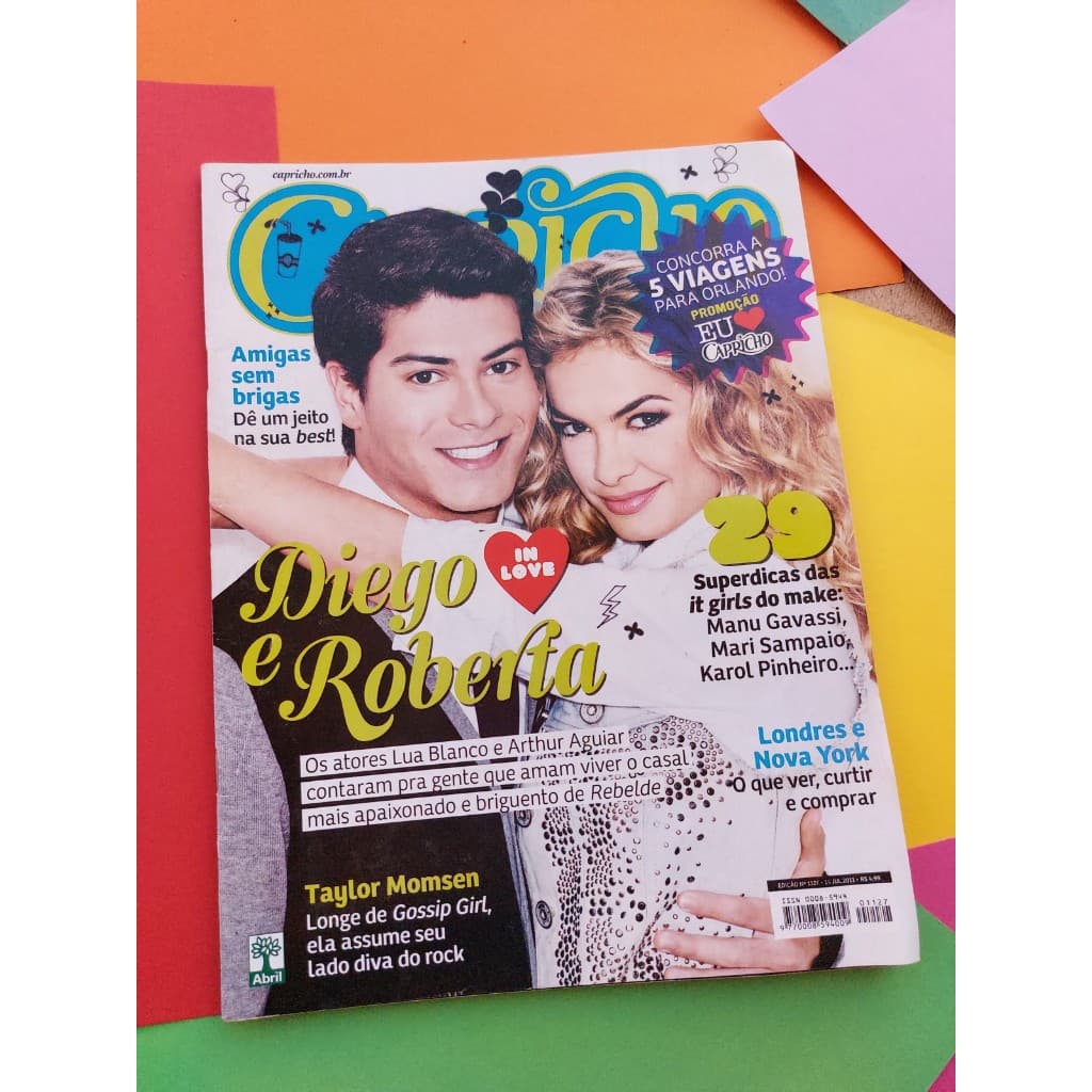 Revista Capricho - Diego e Roberta