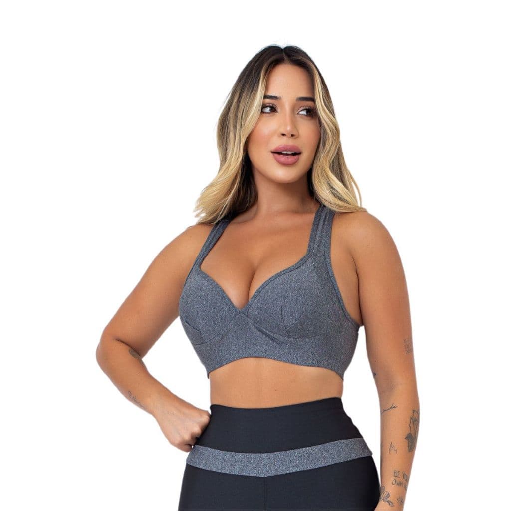 Top Fitness com Bojo Academia Costas Nadador Academia