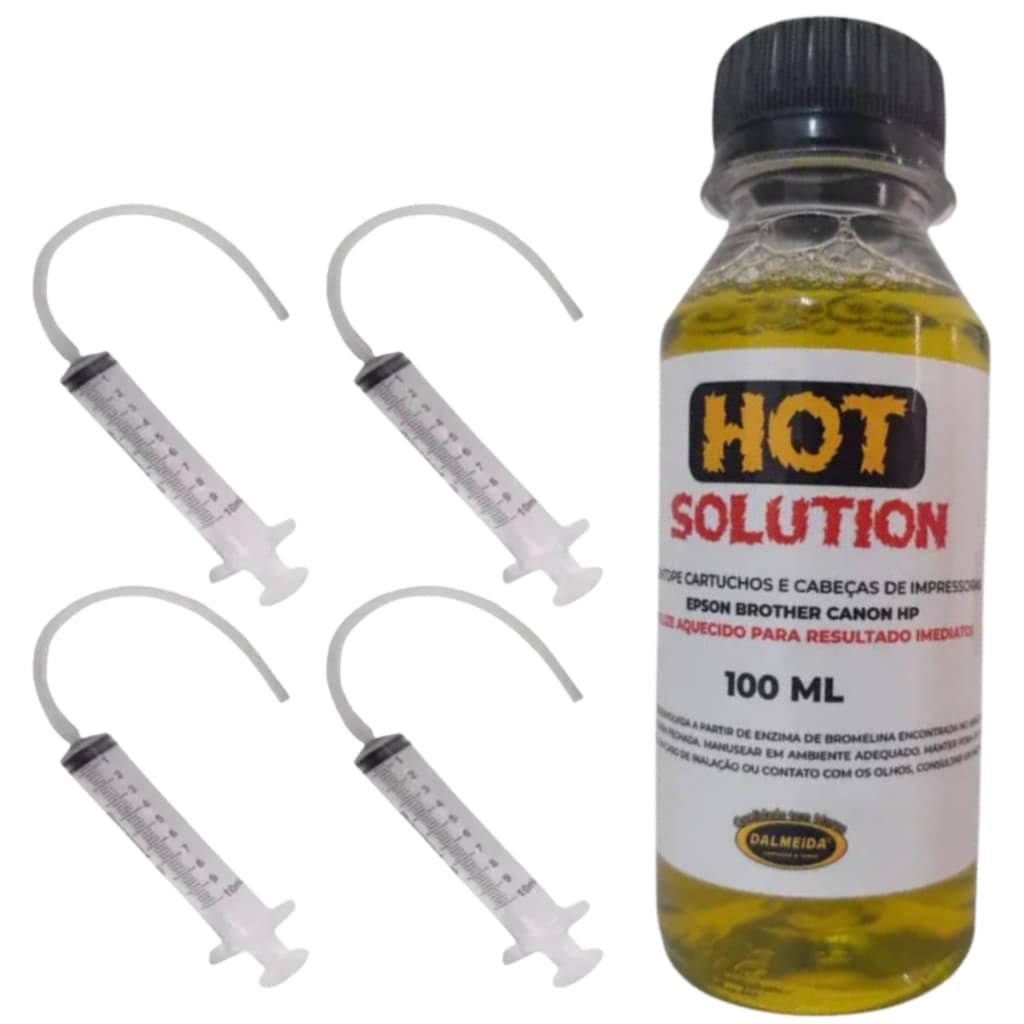 Solução de Limpeza Para Cabeça Impressoras  L3110, L3150, L4150, L4160 L800 Limpa e Desentope