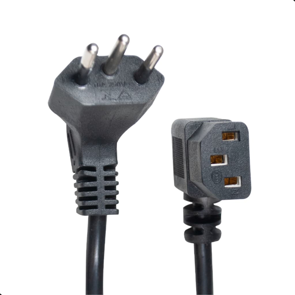 Cabo De Força Tripolar 90º Graus 1.5mts Pc Fontes Monitores