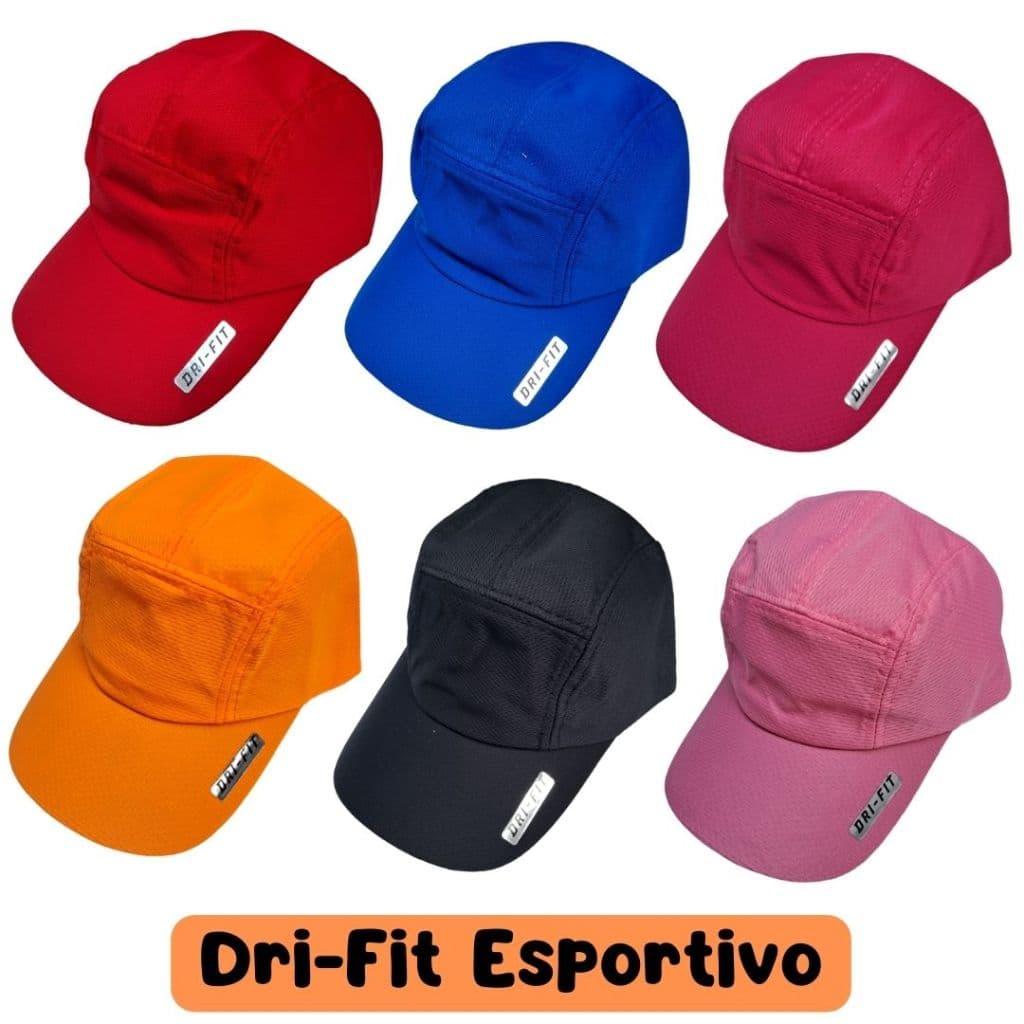Boné Dri Fit Esporte Academia Corrida Praia Piscina Promoção