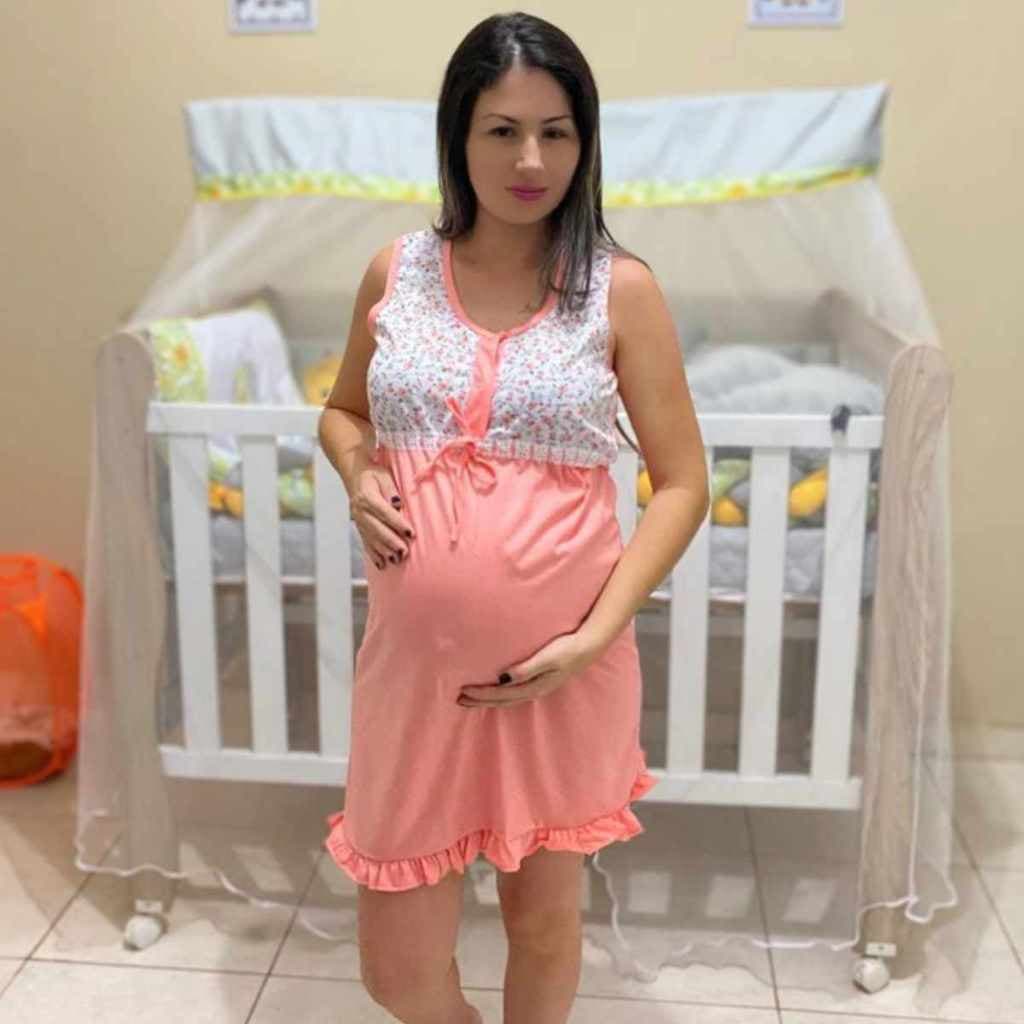 Camisola amamentação, pós parto, gestante, maternidade