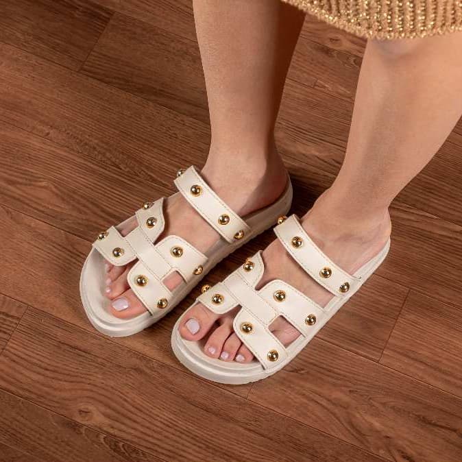 Sandalia Feminina Papete Birken Luxo Rasteira Feminina