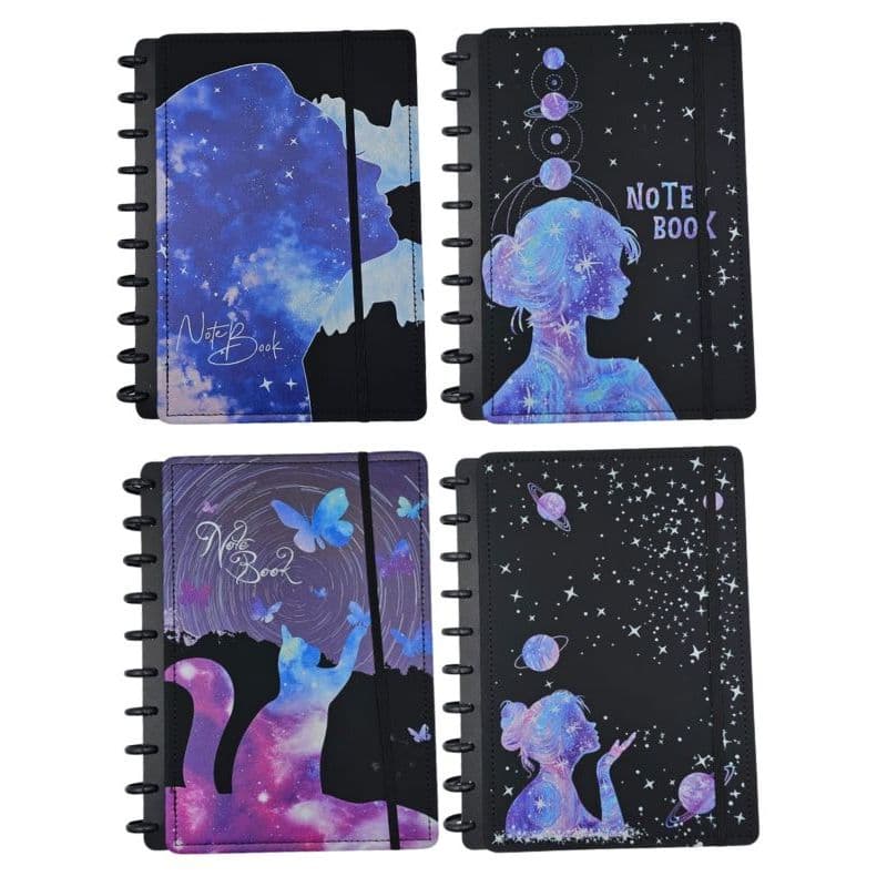 Caderno Inteligente Luxo Capa Dura De Courinho 80 Folhas A5 16cm*21cm