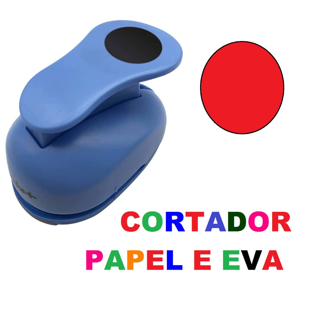 Cortador Perfurador Eva E Papel - Circulo 50mm - 5,0cm