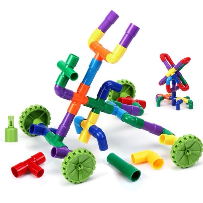 blocos de montar infantil grande Monta e Desmonta Brinquedos Educativos oferta