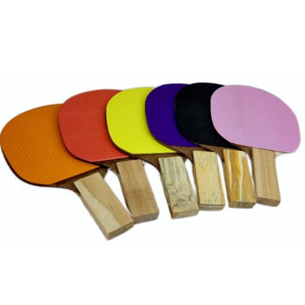 kit: C/ 3 pares de Raquetes 3 bolinhas Raquete ping pong Brinquedo Kit Festa Lembrancinha Prenda