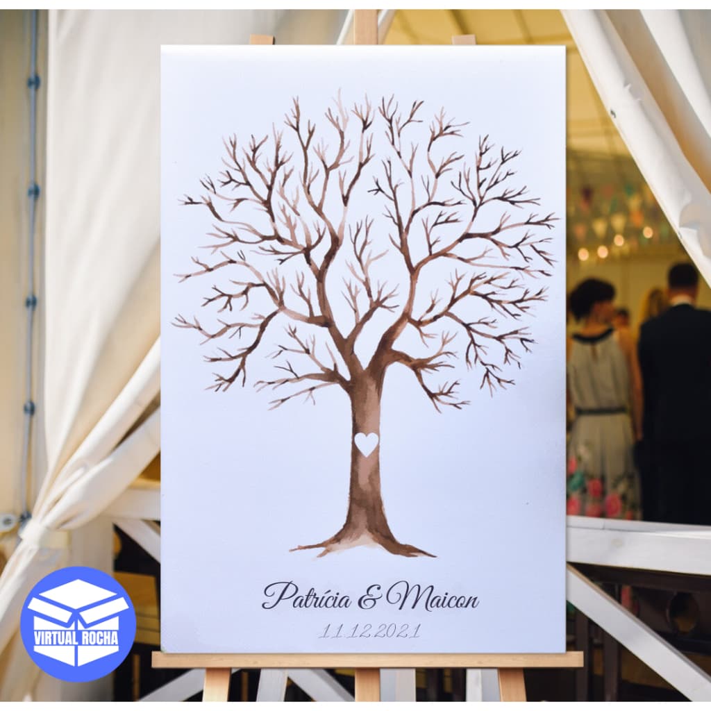 Quadro Decorativo Casamento Digital Assinaturas Personalizados