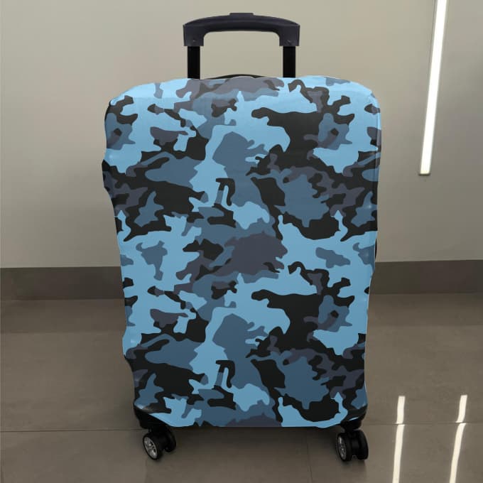 Capa Elástica Protetora De Mala p/ Viagem Camuflada Premium