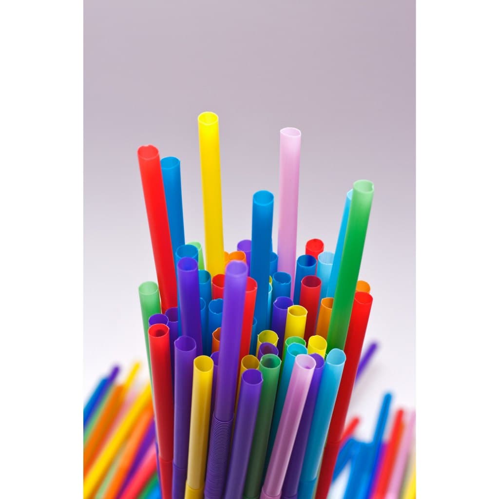 Canudos Descartaveis de Plástico Finos Biodegradaveis em Sachê