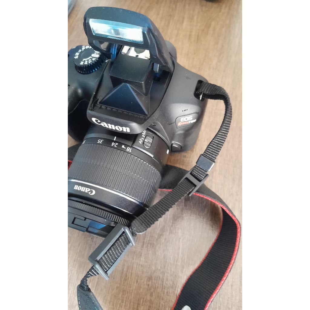 EOS Rebel T100 18-55mm f/3.5-5.6 IS II BR, Canon, T100 EF-S 18-, Preto