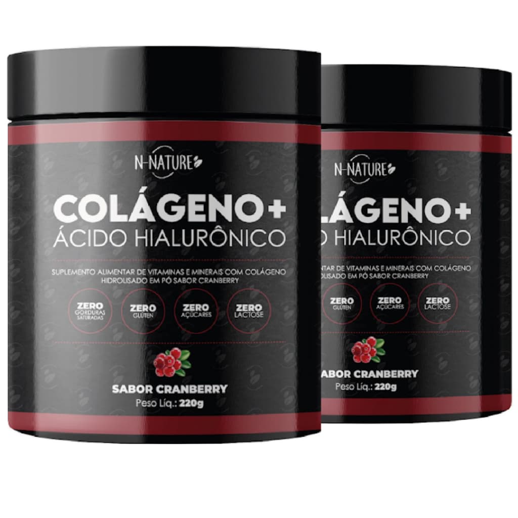 2x Mais Colageno + Ácido Hialuronico Pague 1 Leve 2 Mega Oferta Não Perca