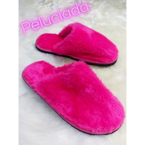 Pantufa Peluciada, chinelo de pelúcia, confortável com solado antiderrapante, Unissex e várias cores