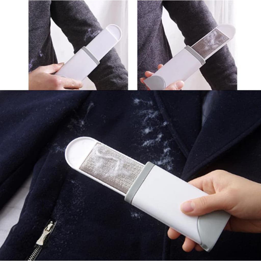 Escova Removedor Para Tira Pelo De Pet Roupa Sofa Caes Gatos