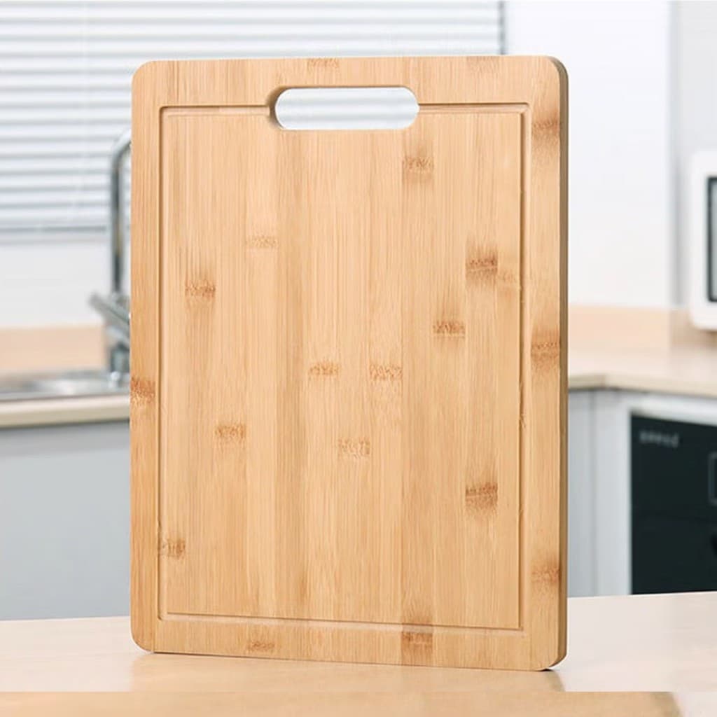 Tábua De 100% bambu Grande para Carne Legumes fruta Ecológico Bambu Com Alça