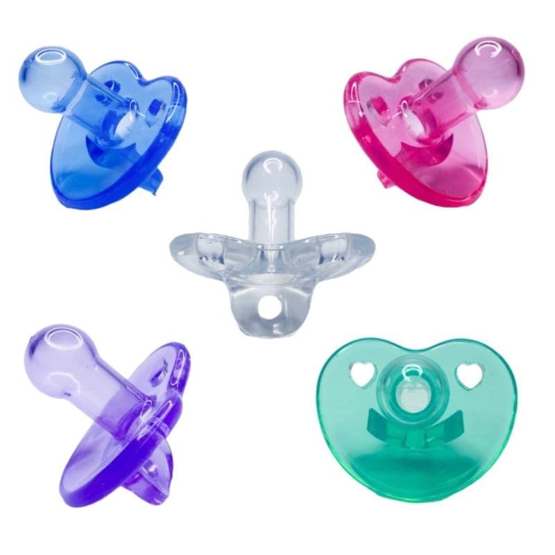 Chupeta 100% Silicone Redonda Mordedor Fase 2 +6m Tetê Tamanho 2 Menino e Menina