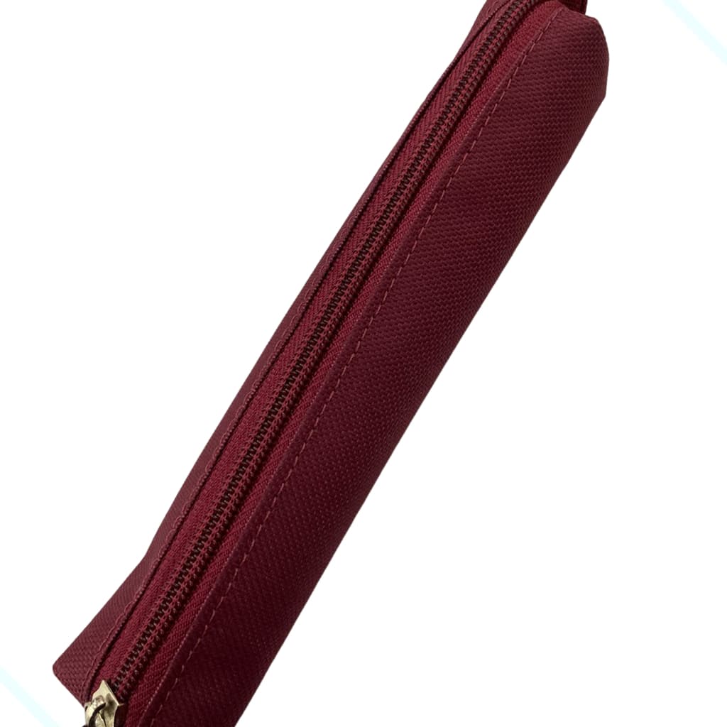 Bolsinha Escolar Palito estojo de lápis caneta fino ziper jovem cores variadas papelaria