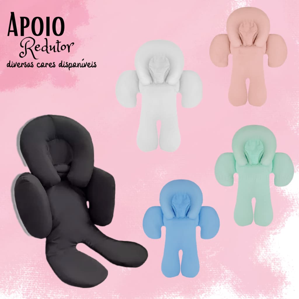 Apoio Redutor Bebê Conforto e Carrinho - Almofada Anatômica - Conforto Máximo