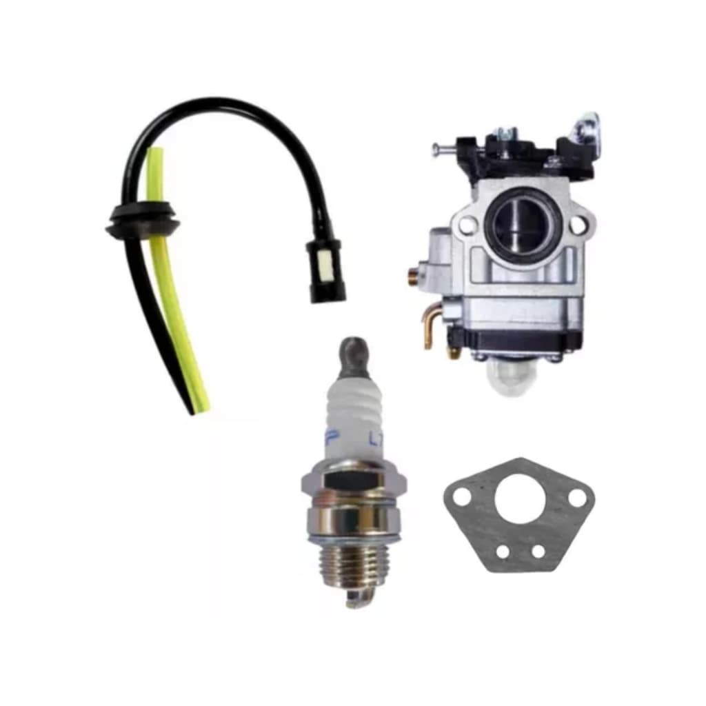 Carburador kit mangueira filtro vela roçadeira 52cc 49cc 43c