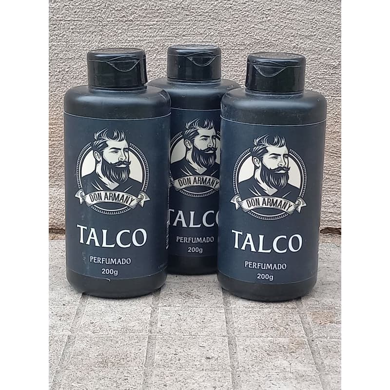 Talco Perfumado 200g - Kit c/ 3 Un