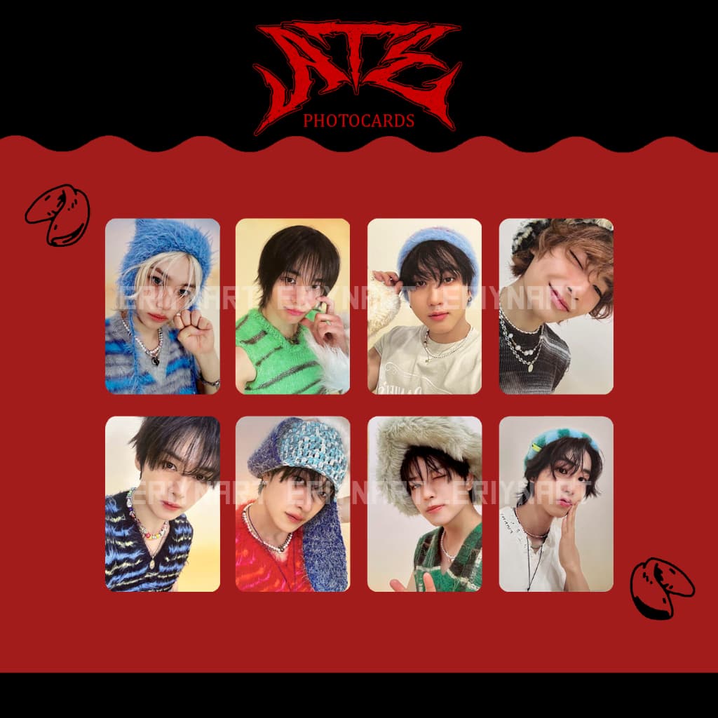 Kit Photocards Stray Kids- ATE Frente e Verso ❘ 10 Versões Para Escolher