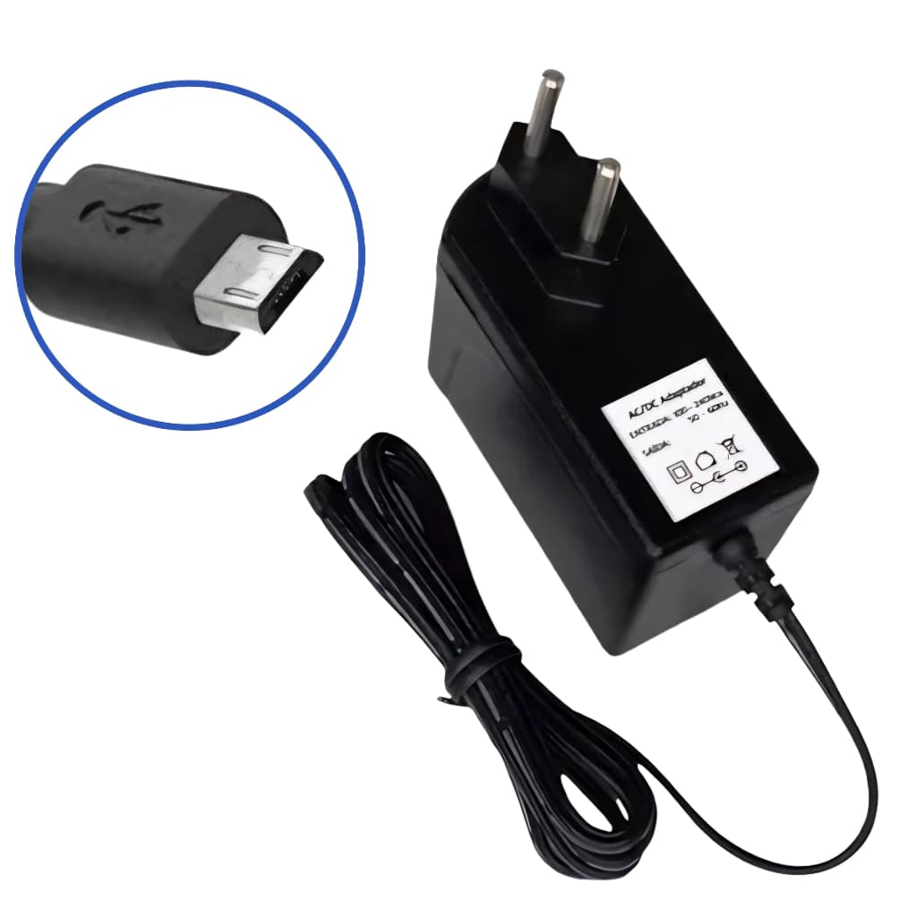 Carregador Micro Usb Ultra Rápido 5V 2A USBV8 Cabo Longo