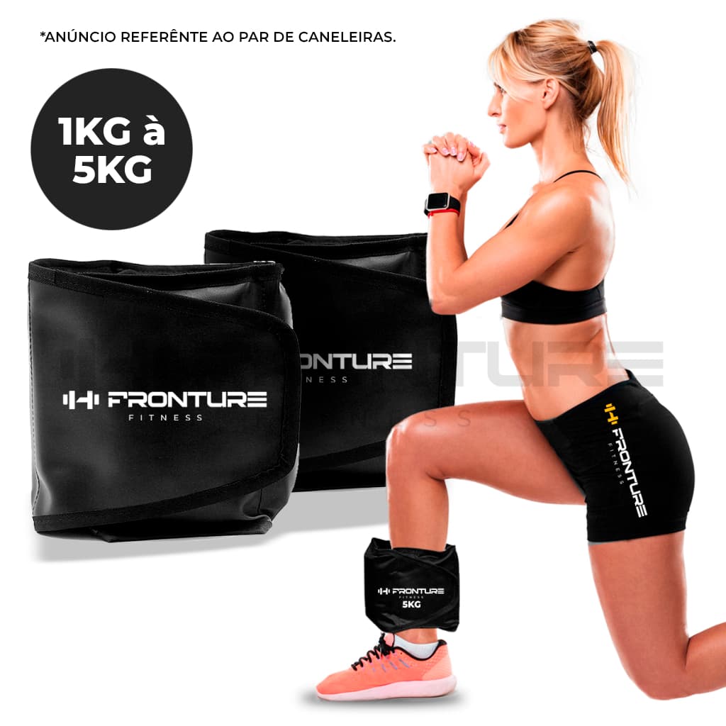 PAR Caneleira de Peso Tornozeleira Musculaçao Ginastica Exercicios Treino Profissional Academia
