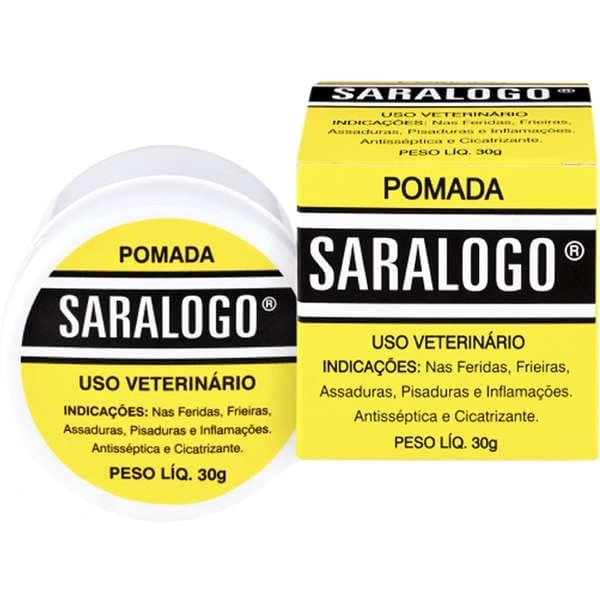Pomada Cicatrizante Matacura Saralogo para Cães e Gatos