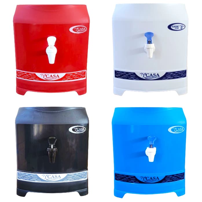 Suporte Para Galão De Água Bebedouro Colorido Cuba De Barro Cerâmica