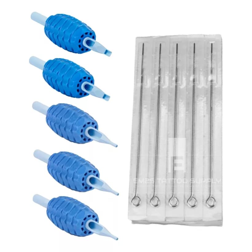 Kit 5 Unidades Biqueira Bico + Agulha Tatuagem Tattoo