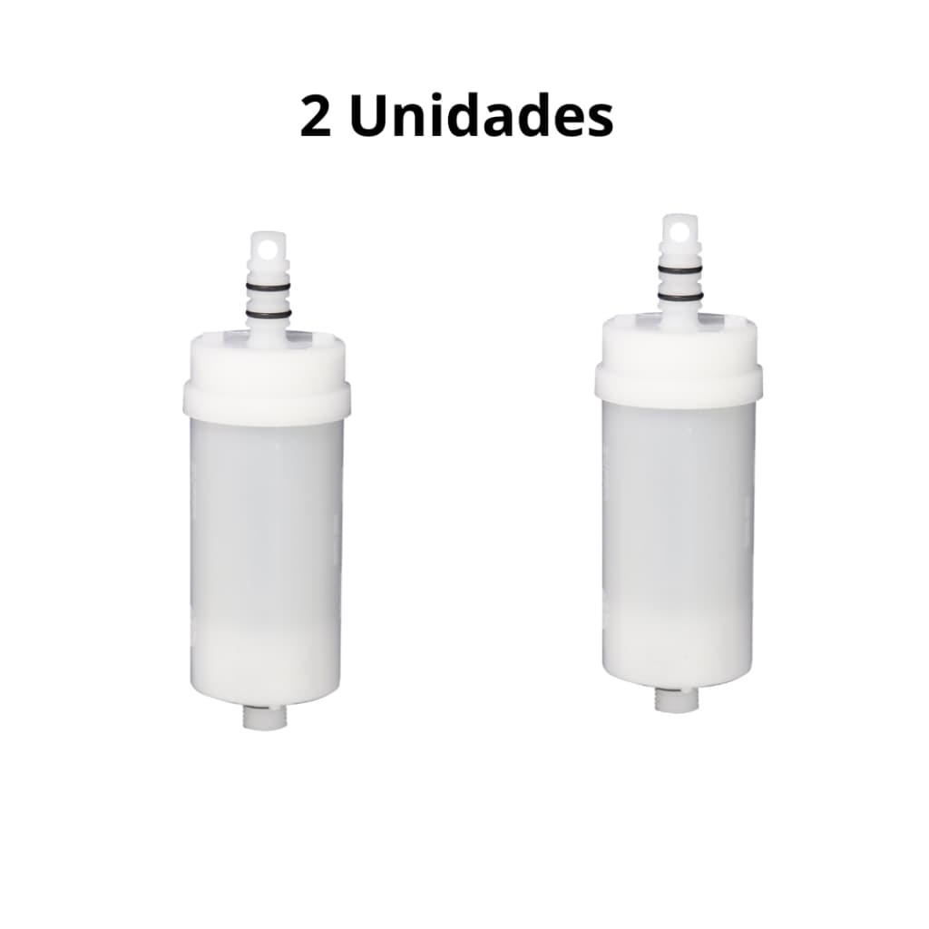 KIT 2  Refil Vela Filtro Carvão Ativado Blindada Universal para Torneira Filtro Pro Saude