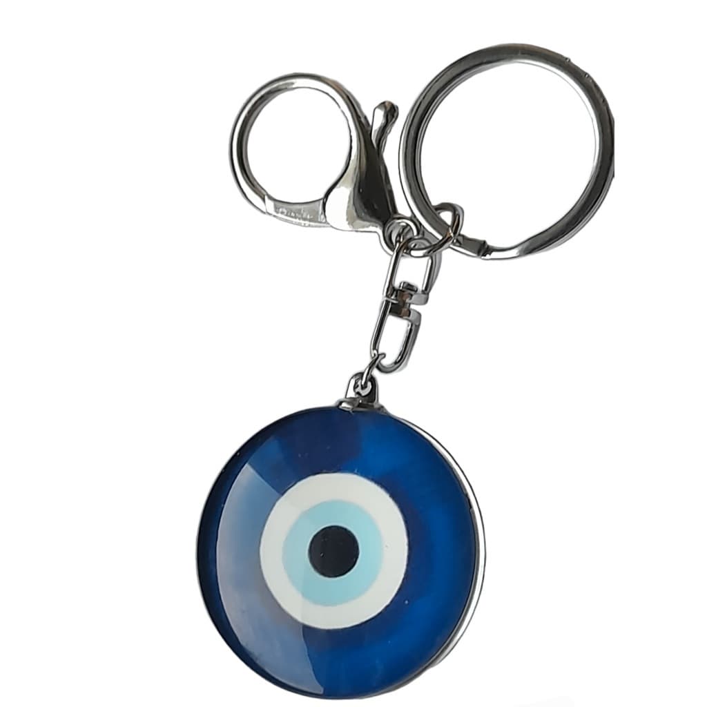 chaveiro olho grego amuleto pingente contra mão olhada