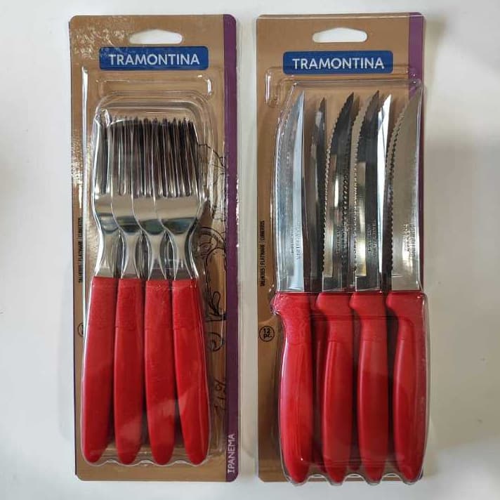 Kit Garfo e Faca Tramontina Ipanema 24 Unidades