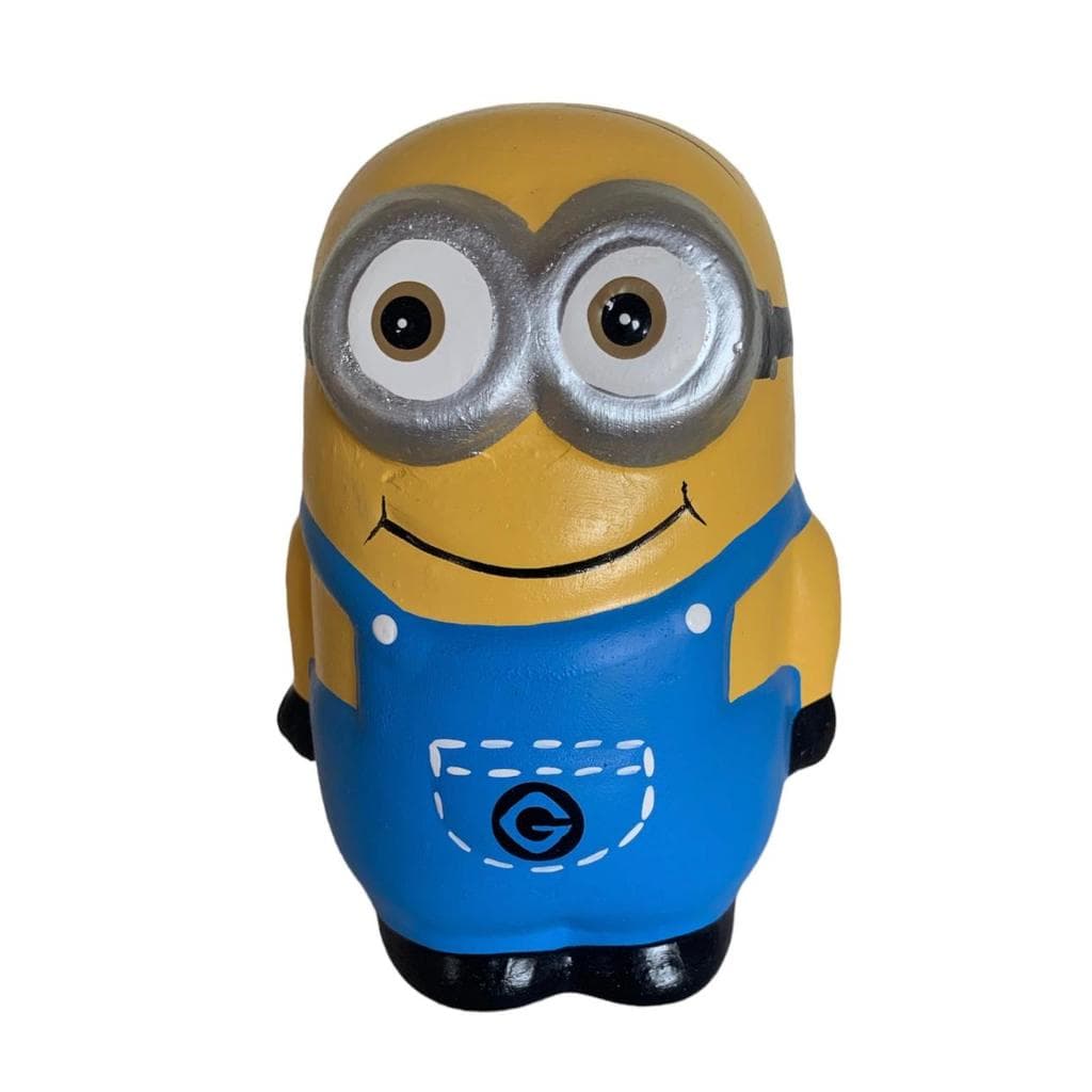 Cofre Cofrinho Minions Porta Moedas em Ceramica Decoracao Festas Enfeites