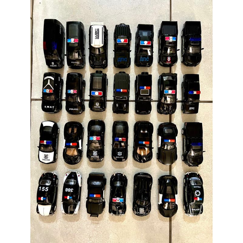 Miniaturas viatura da policia / carrinho de coleção CARRO PRETO Top