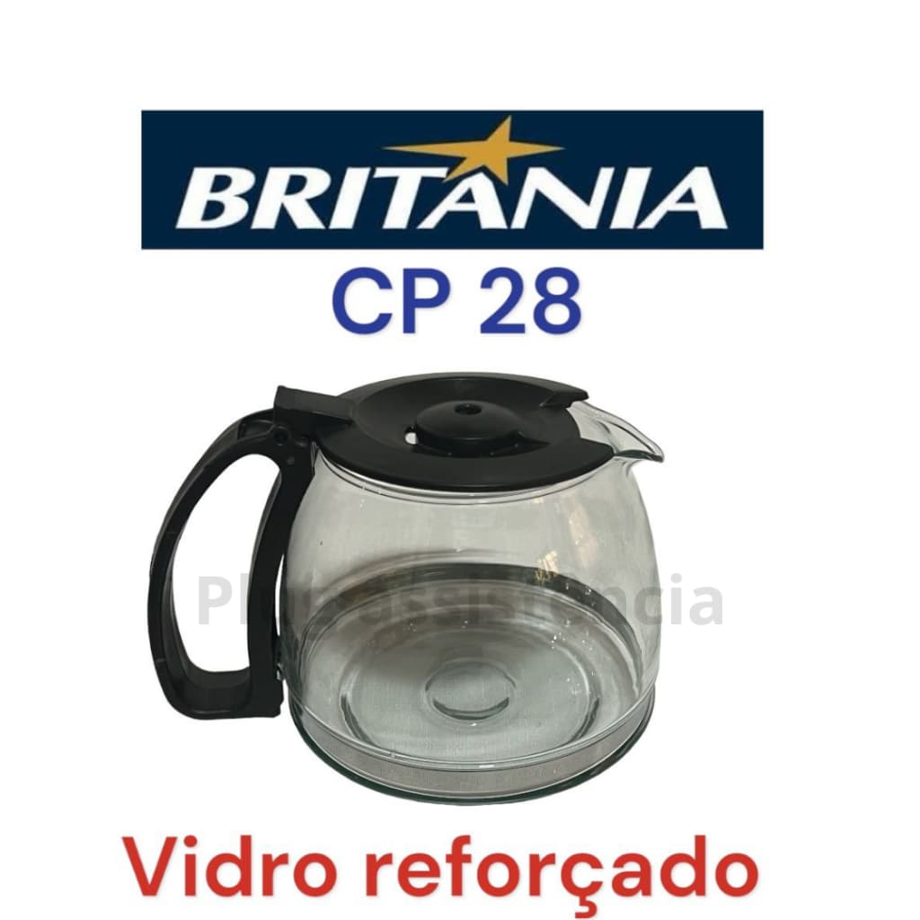 CP28- Jarra Copo BRITÂNIA CP28 - Vidro Reforçado