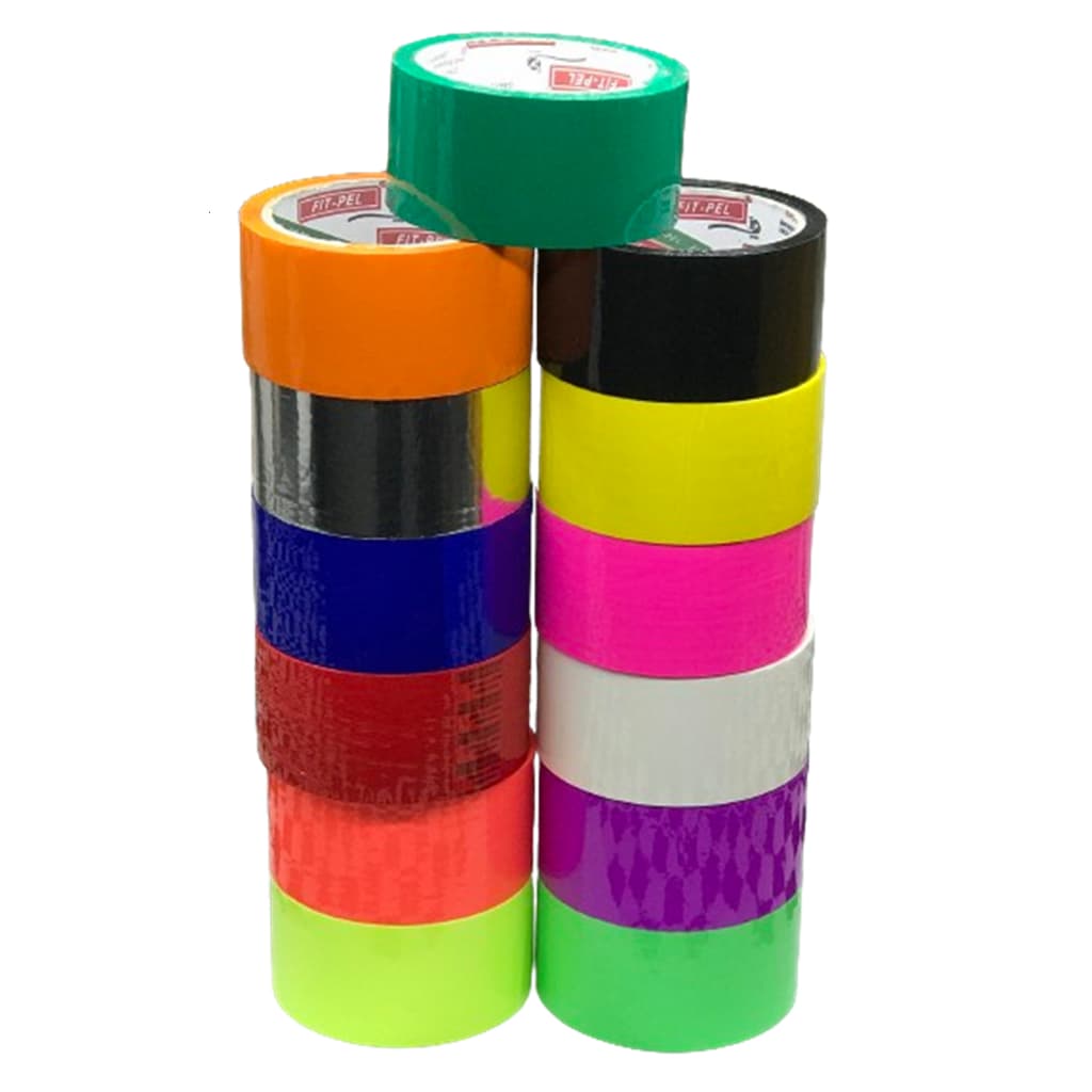 Fita Adesiva Colorida para Decoração Sinalização Entelagem Aeromodelismo 48mm X 50 Metros - 1ª Linha