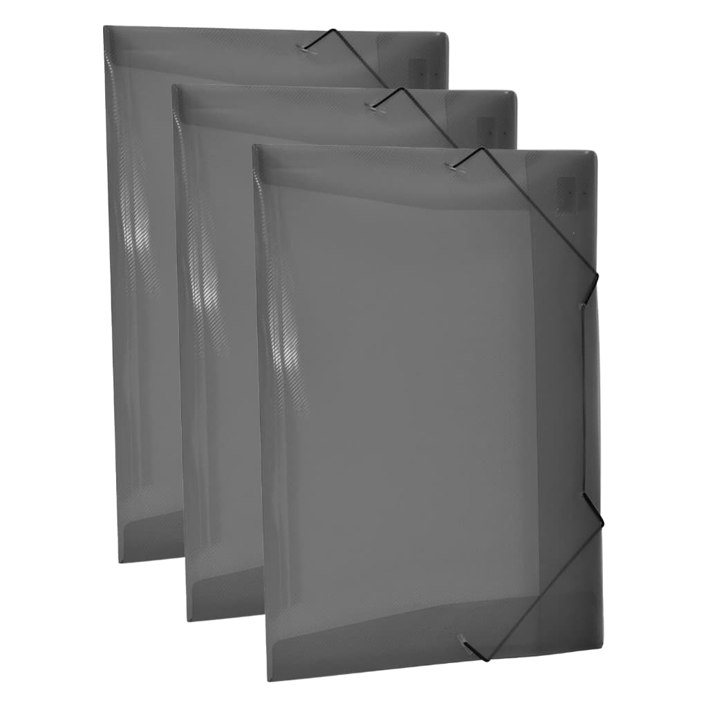 Pasta C/aba E Elástico A4 Kit Com 10 Unidades Fume