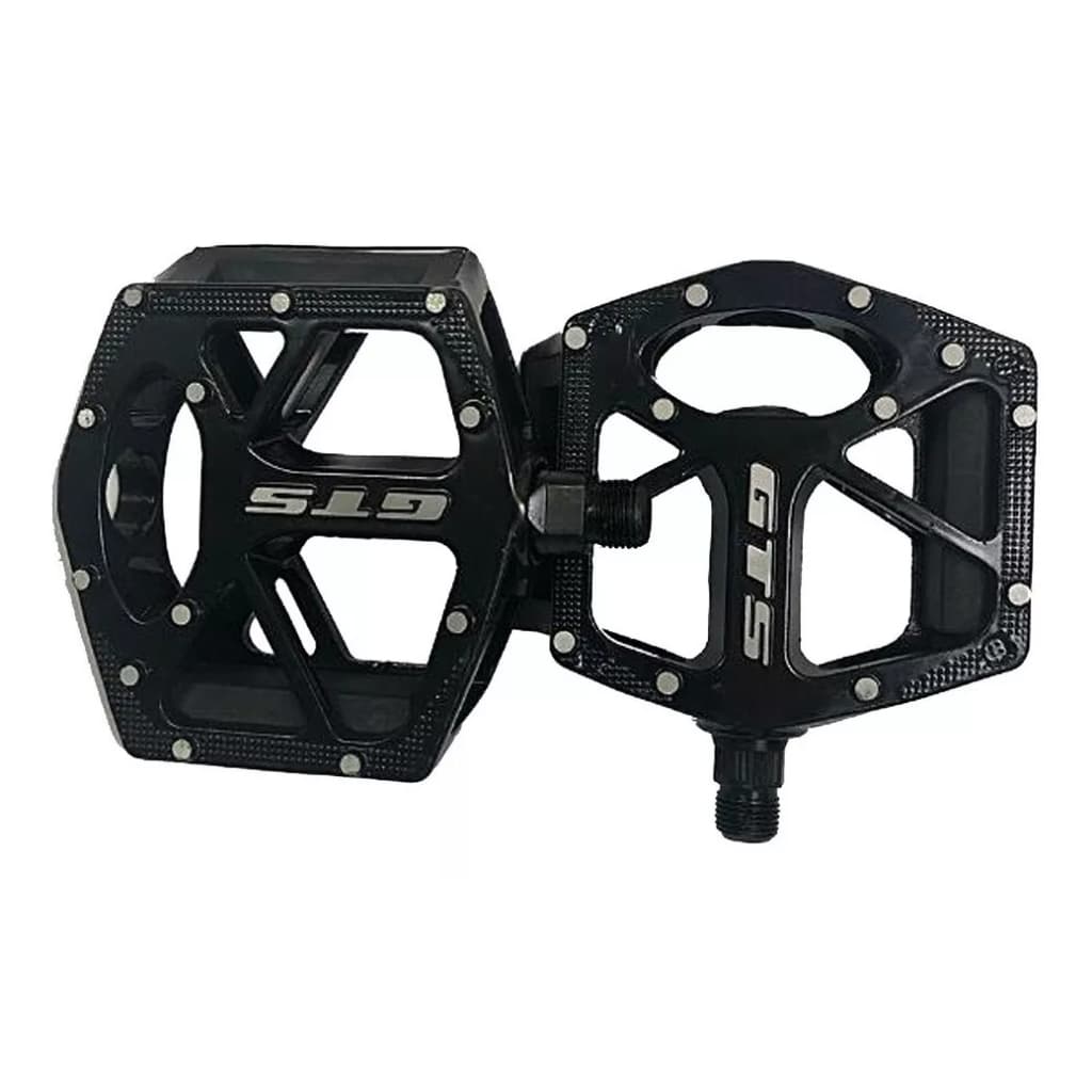 Pedal Gts Plataforma Aluminio Rosca Grossa Esferas Bike
