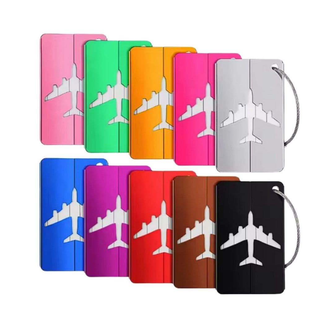 Tag de Mala Viagem Etiqueta Bagagens Alumínio 1un