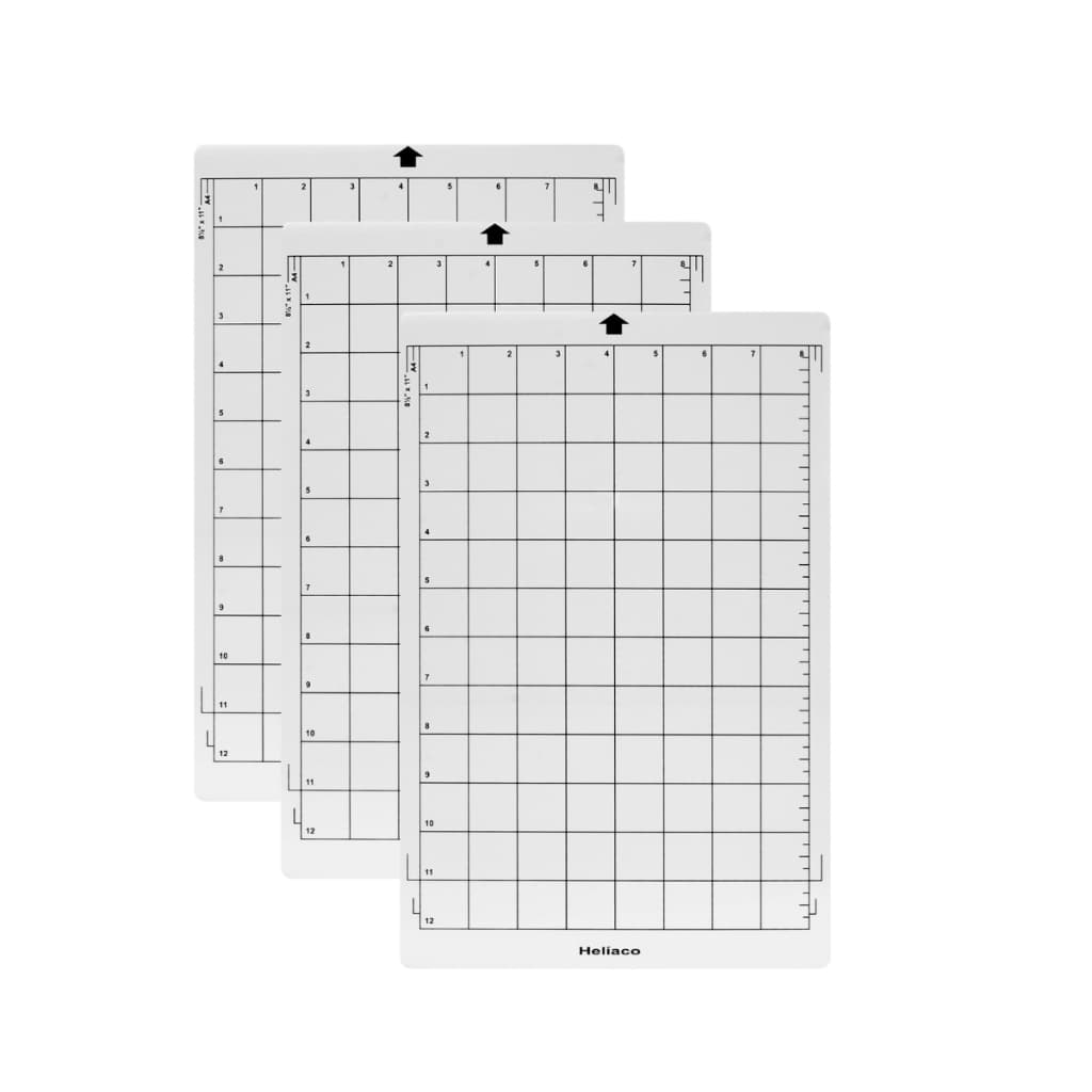 Kit 3 Bases Corte Helíaco A4 Retrato 30m Compatível Silhouette Portrait