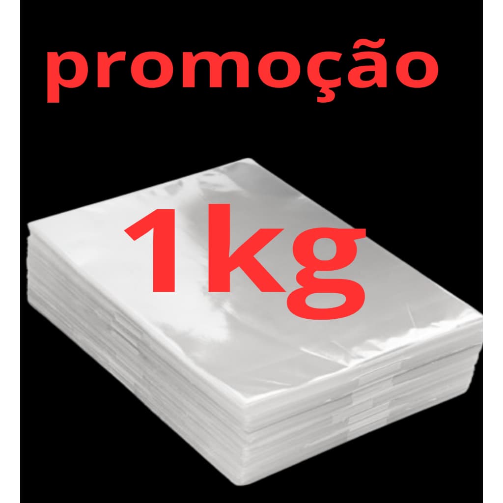 saco Plástico transparente  pp vários tamanhos ex, 20x30/25x35/50x70/30x40/15x25/10x20 e outros tamanhos