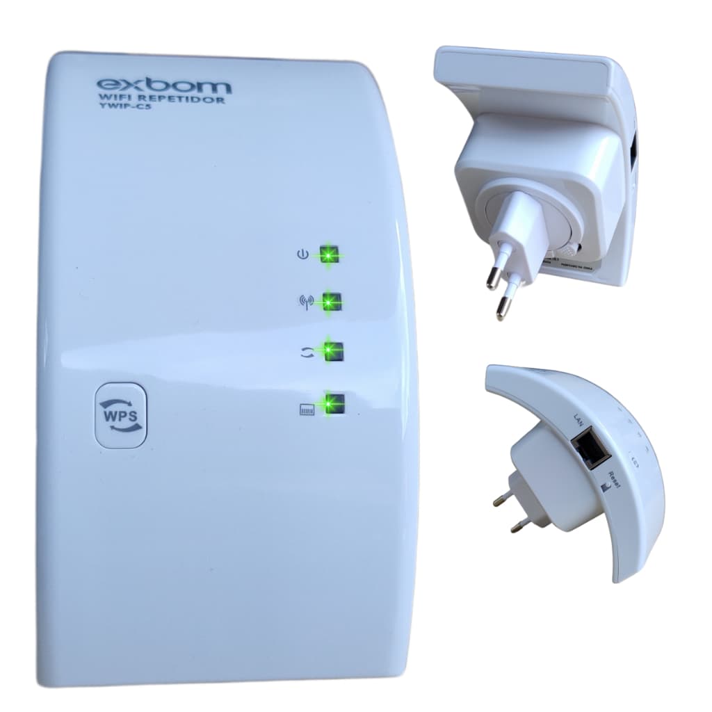 Repetidor Wi-fi Exbom Sem Fio