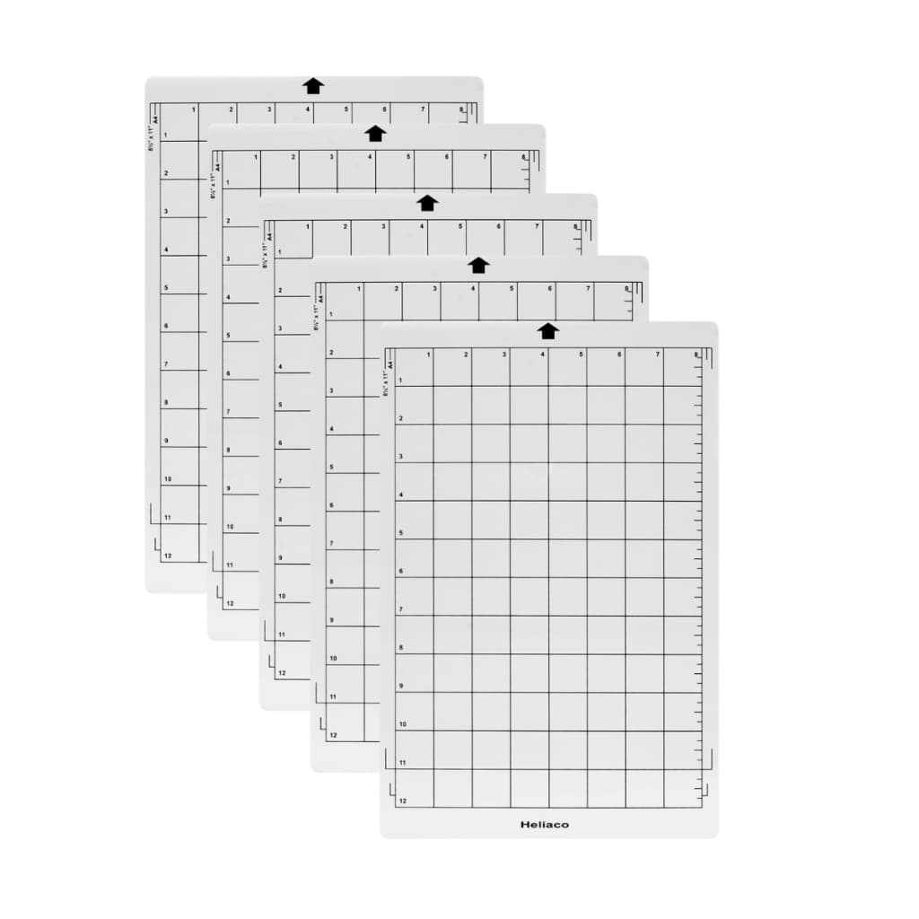 Kit 5 Bases Corte Helíaco A4 Retrato 30m Compatível Silhouette Portrait