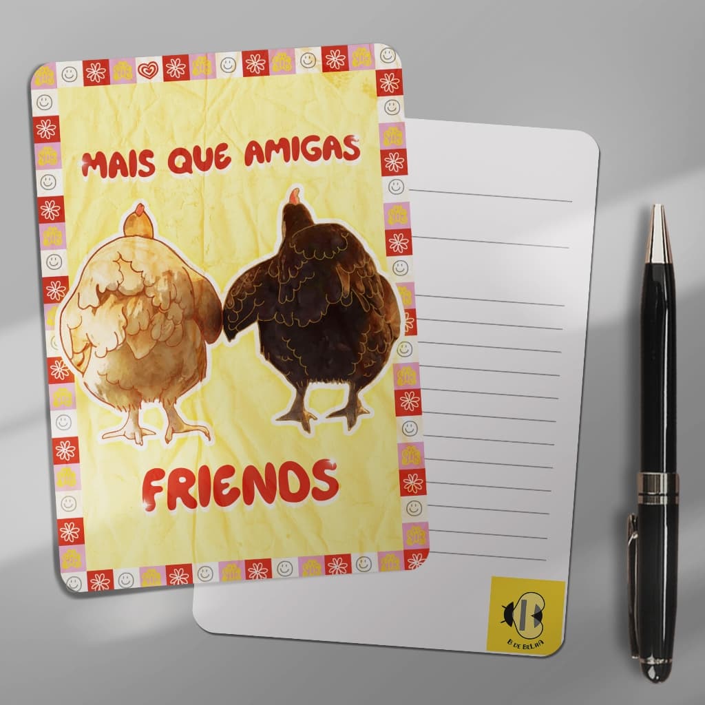 Cartão presente amizade meme mais que amigas friends