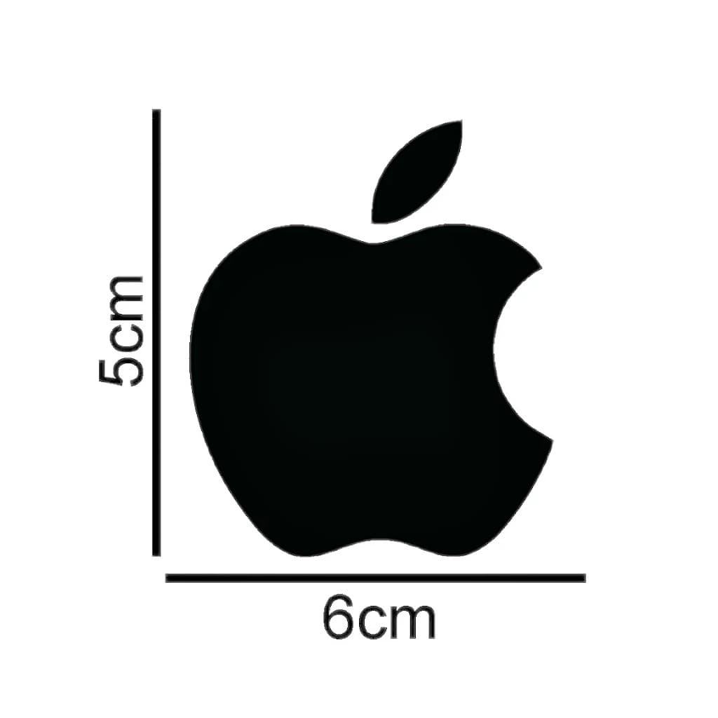 Um Adesivo Apple Maça 6x5cm  Diversas Cores Decoração Imac Iphone Ipad