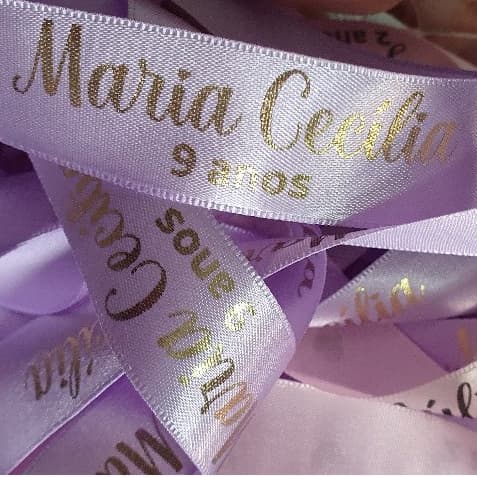 Fita de Cetim Personalizada 22MM - 10 Metros