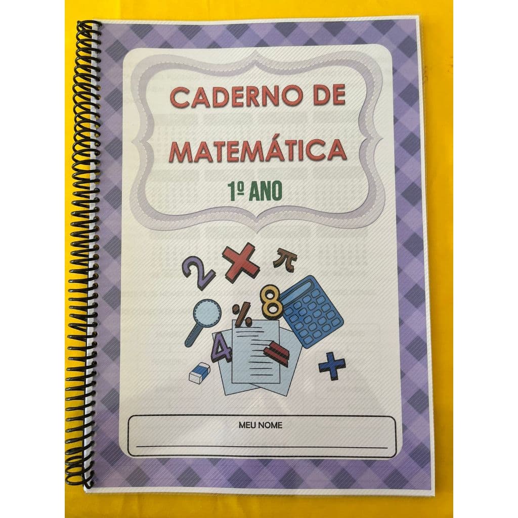 Caderno de Matemática para Ensino Fundamental - 1º Ano